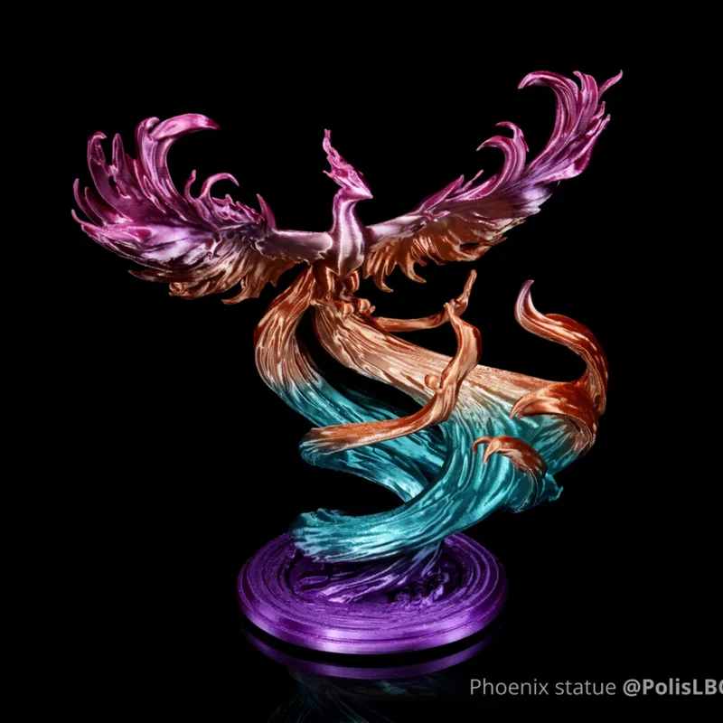 Print made with PLA Silk Multi Color